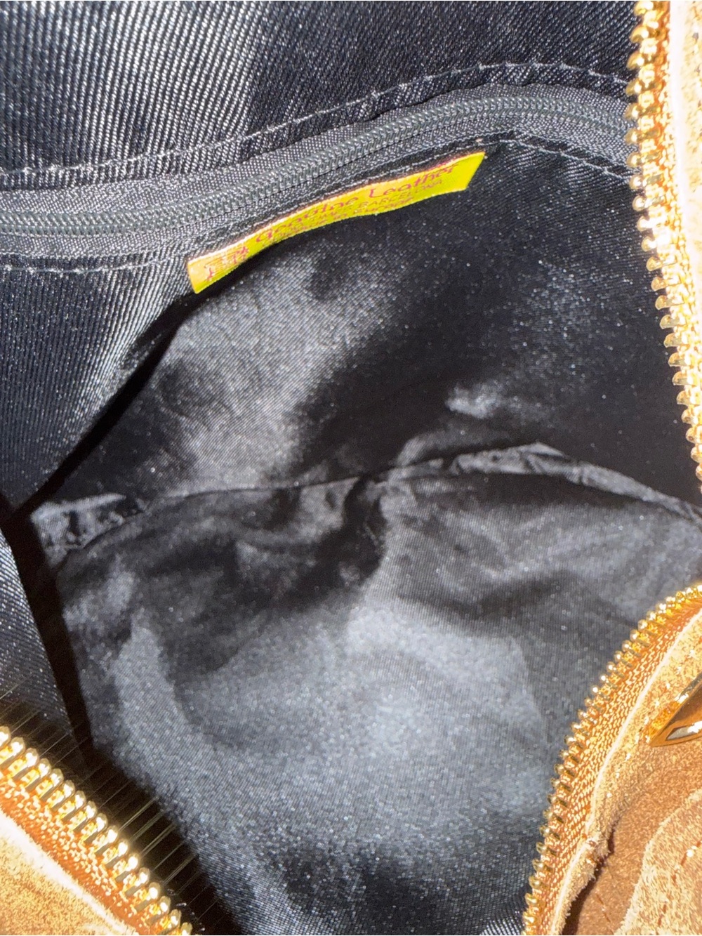 Tan Suede Studded Shoulder Hobo Bag - Unbranded - Picture 14 of 16